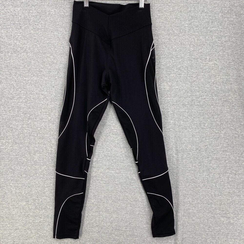 Booty Queen Apparel Leggings Womens Small Black Athletic Gym Running Activewear